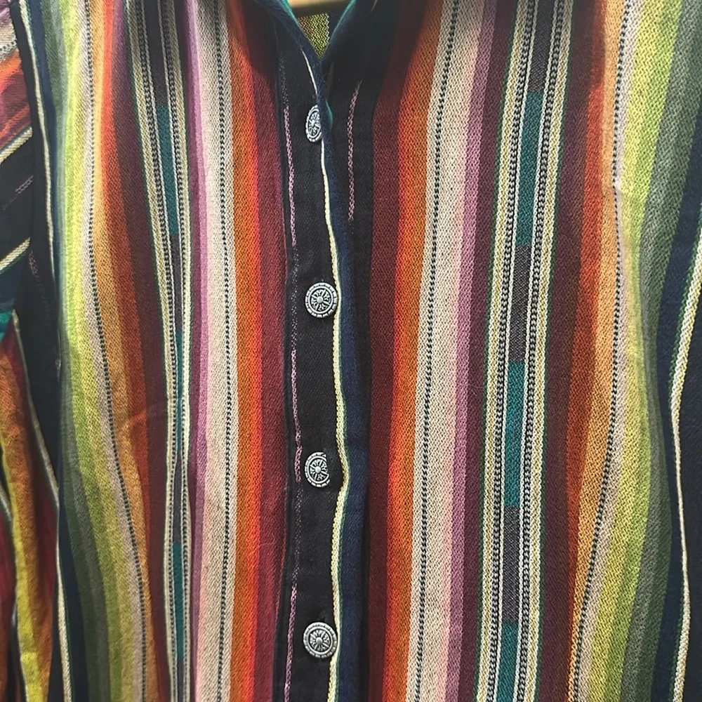 Silverado vintage western women’s multicolor button down dress size XS